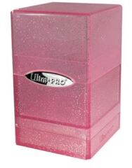 ULTRA PRO - SATIN TOWER DECK BOX - GLITTER PINK